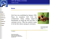 Desktop Screenshot of lifecaremedicalsystems.com